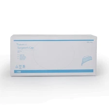 Cardinal Health™ Surgeon Cap, Blue – One Size, Tie Closure, Lightweight