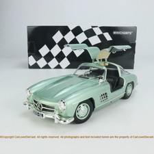 MINICHAMPS 1/18 Benz 300 SL W198 1955 Gull wing gate Metal Diecast Model Car