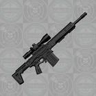 Sniper Rifle custom weapon for 1:10 1:12 1:18 military action figures
