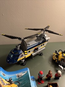 LEG0 City 60093 Deep Sea Helicopter - complete with manuals