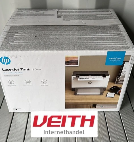 HP Laserjet Tank 1504w Laserdrucker mit Dual-Band-Wi-Fi, Bluetooth-LE, HP Smart