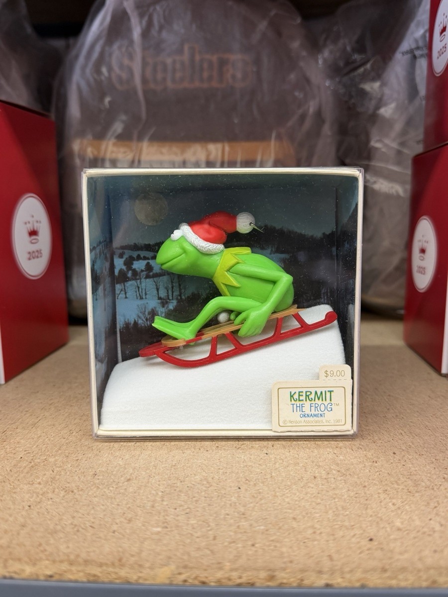 1981 Hallmark Kermit The Frog Ornaments - The Muppets | eBay