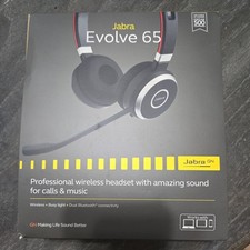 Jabra Evolve 65 SE MS Mono Wireless Bluetooth Headset Microsoft Teams Link380a