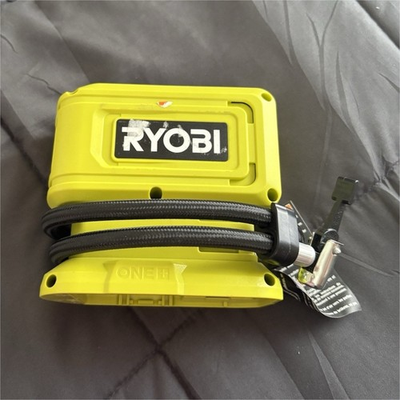 #ad #ad Ryobi PCL001 18V Portable Inflator with Hose Digital Controls Yellow Black $45.00