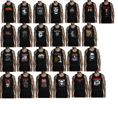 COLLECTION OF CLASSIC PUNK ROCK MEN'S TANK TOP