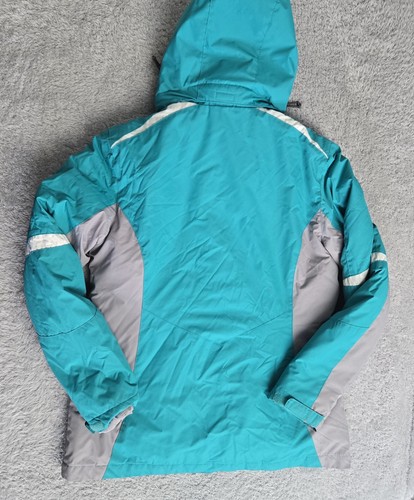 Below Zero by Rothschild Ski Jacket 3-in-1 Women Small Removable Hood Aqua - Picture 2 of 10