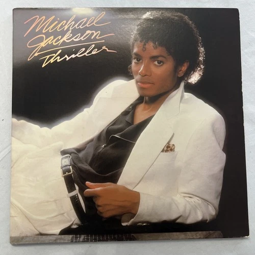 Michael Jackson Thriller 1982 LP Album Produced by Quincy Jones Mint condition !