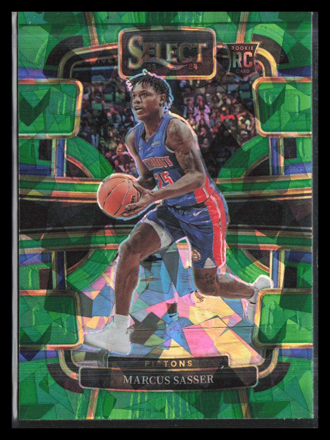 Marcus Sasser 2023-24 Panini Select #70 Green Ice Prizms