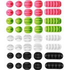 10 Pcs Cable Reel Organizer Cord Management Charger Desktop Clip Wire Holder US
