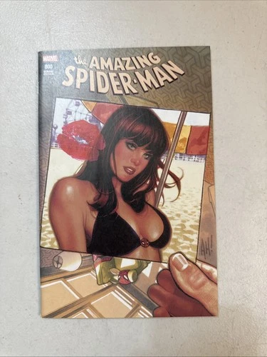 🕷️AMAZING SPIDER-MAN #800 MARY JANE WATSON ADAM HUGHES VARIANT 2018🕷️