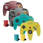 Rechargeable Wireless N64 Controller Rumble Gamepad for Nintendo 64 Console