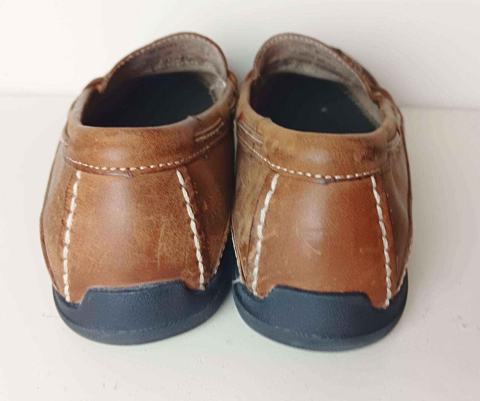 Johnston and Murphy Men's Brown Leather Tassel Lo… - image 7