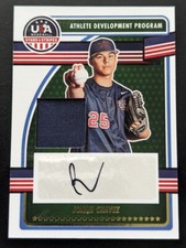 Jonah Chavez Signed 2023 Panini USA Baseball Stars & Stripes Auto #ADPS-JC Card
