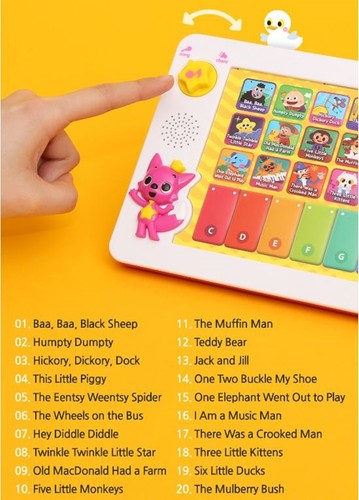 Pinkfong Mother Goose Sound Book 40 Songs Pad English Chant Play Toy Fun Book - Picture 4 of 9