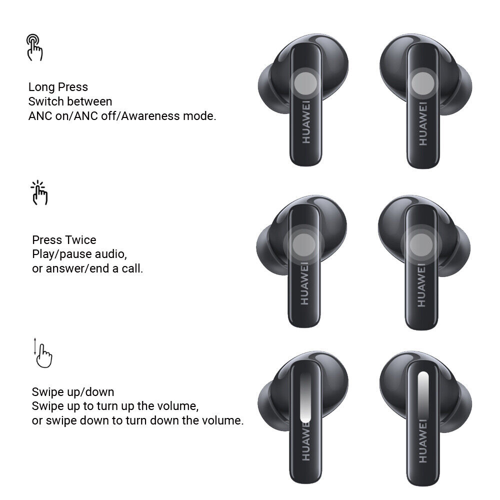  HUAWEI FreeBuds 5i Wireless Earbuds - Noise Cancelling  Earphones with Long Lasting Battery Life - Bluetooth and Water Resistant  in-Ear Headphones with Hi-Res Sound Certified - (Isle Blue) : Electronics