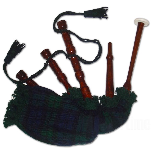 Black Watch Scottish Tartan Mini Childrens Playable Toy Bagpipes for sale online eBay