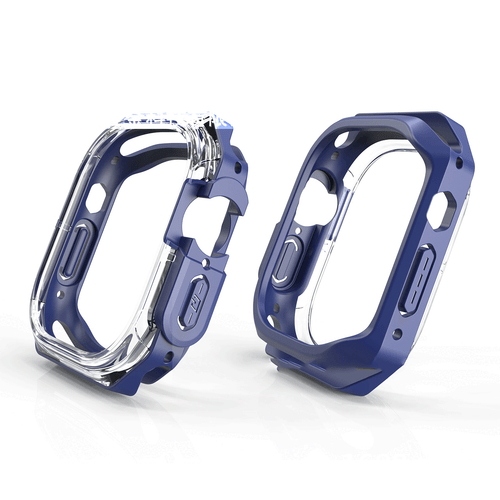 2er Pack Bumper Armor Schutzhülle für Apple Watch Ultra 49mm 10 9 8 6 46/45mm - Bild 15 von 35