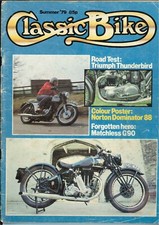 CLASSIC BIKE.Summer 79.Norton Dominator 88/Moto Vecchio/Aermacchi/Thunderbird 6T