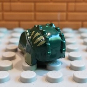 Lego Chima Cragger's Command Ship (70006) Dark Green Crocodile Mask Headgear 