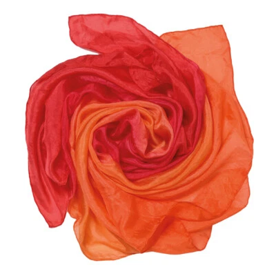 GRIMM'S Grimms Spielseide Feuer - Jahreszeitentisch, Rollenspiel, Seidentuch, Spieltuch