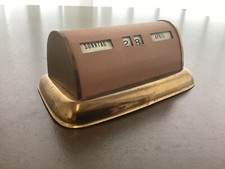 Art Deco Midcentury Perpetual Calendar Pontoon Aera Streamline 1940/50