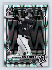 Branden Boissiere 2021 Bowman Draft #BDC-156 Chrome RayWave Refractor