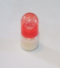 2oz Sealed Reborn Baby Formula Bottle w/NO HOLE NIPPLE Preemie Size