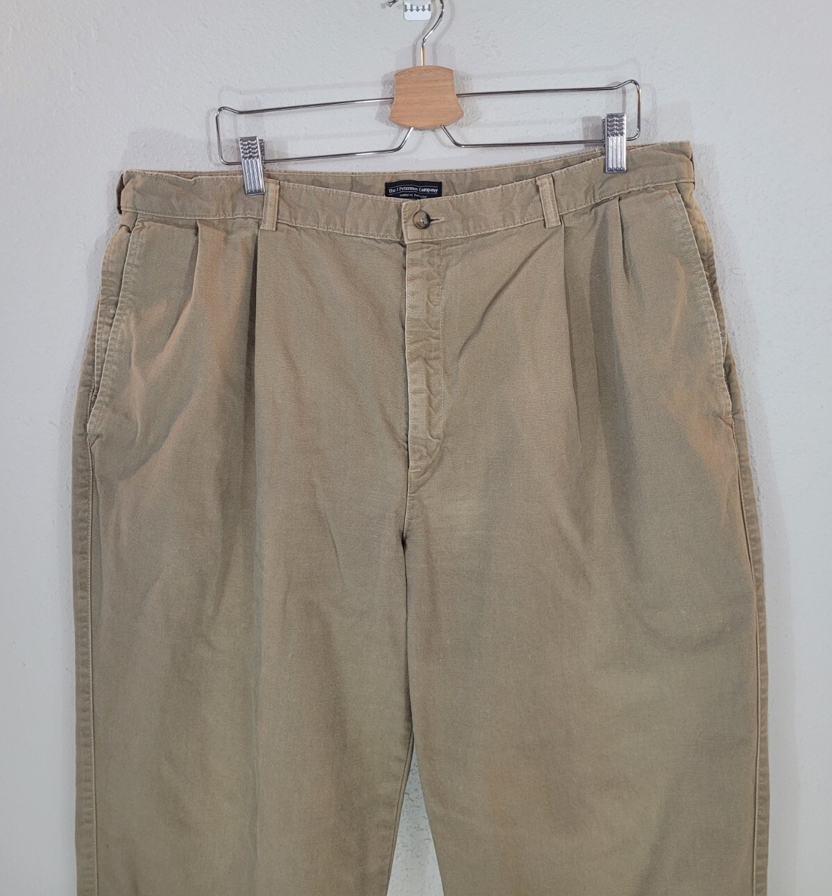 Pre-Owned J. PETERMAN 40 Tan Cuffed Pants Men image 2