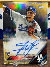2016 Topps Chrome Gold Refractor 15/50 Frankie Montas #RA-FM Rookie Auto RC REDS