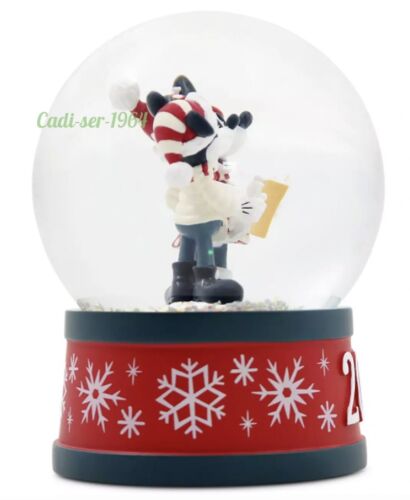 Disney Store Micky & Minnie Mouse Snow Globe 2021 Christmas Decorations Disney - Picture 7 of 24