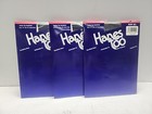 Hanes Too! Lot Of 3 Pantyhose Classic Navy/barely Black Size C-D Sandalfoot New 