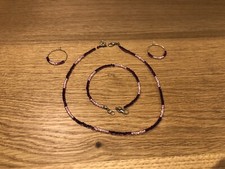Handmade Braclet, Neclace And Earring Set 