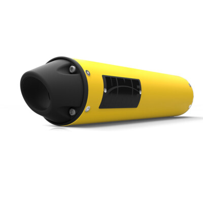 HMF for Can-Am Outlander MAX 500/650/800/850 2013-2022 Yellow Blackout Slip On