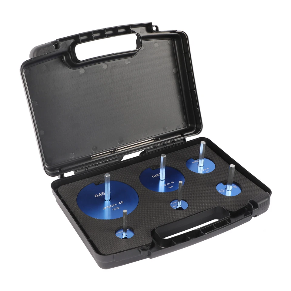 CPVC PVC ABS Plastic Pipe Fitting Reamer Tool w/ 4" 3" 2" 1-1/2" 3/4" Drills  - Image 4 of 4