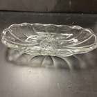 Anchor Hocking Ice Cream Banana Split Dish Clear Glass 8 1/4" x 3 3/4" Vintage