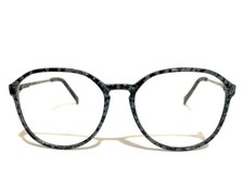 NEW VINTAGE DEBONAIR GR GRAY MARBLE EYEGLASSES RX 55-18-135 KOREA 80's FRAMES