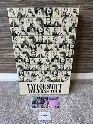 BRAND NEW Taylor Swift The Eras Tour VIP Package Merch Box WITH VIP Stub