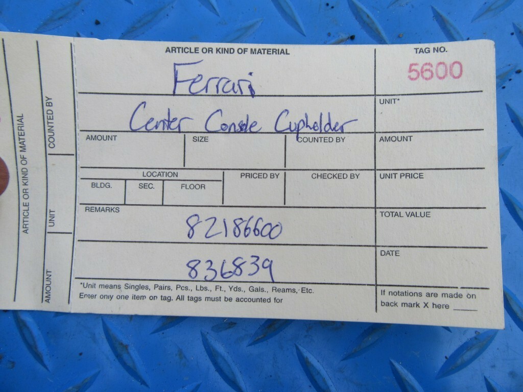 Ferrari FF front center compartment box #5600 