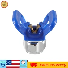 Blue Airless Paint Spray Gun Accessory Flat Tip Nozzle Guard Seat For Sprayer