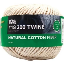 (6)-Do it Best #18 x 200 Ft. 100% Natural Cotton String Twine 705240