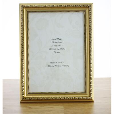 Versailles Hand Made Antique Gold Shabby Chic Ornate Photo Frames 6x4 12x10  inch UK