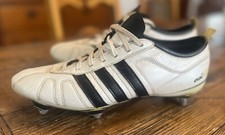 Botas de fútbol de cuero Adidas Adipure IV 4 TRX SG 2010 RARAS botines de fútbol EE. UU. 8,5