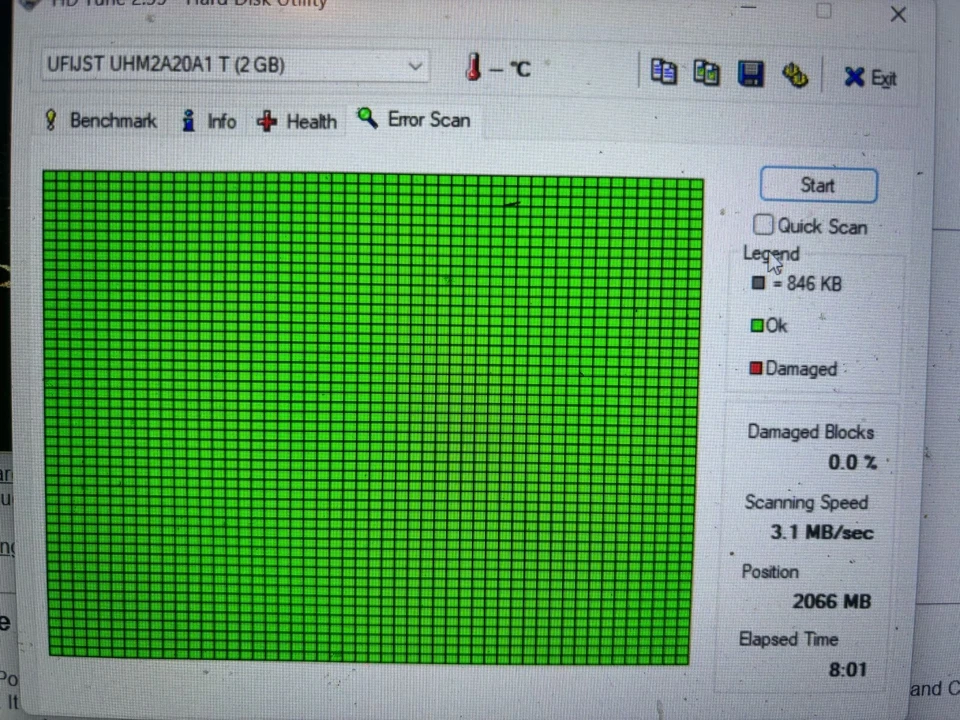 Fujitsu 2.1 GB,Internal,4000 RPM,2.5" (MHA2021AT) Hard Drive - Image 4 of 4
