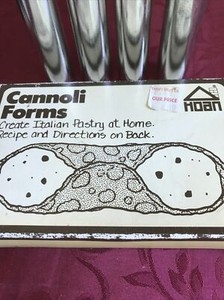 VINTAGE HOAN CANNOLI FORMS - SET OF FOUR