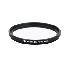 JJC 43mm Ultra-Thin HD UV Filter, Aluminum Frame Thread,Camera Lens Protector