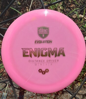 Discmania ENIGMA EVOLUTION NEO  NEW PINK W/ GOLD FOIL STAMP 175g