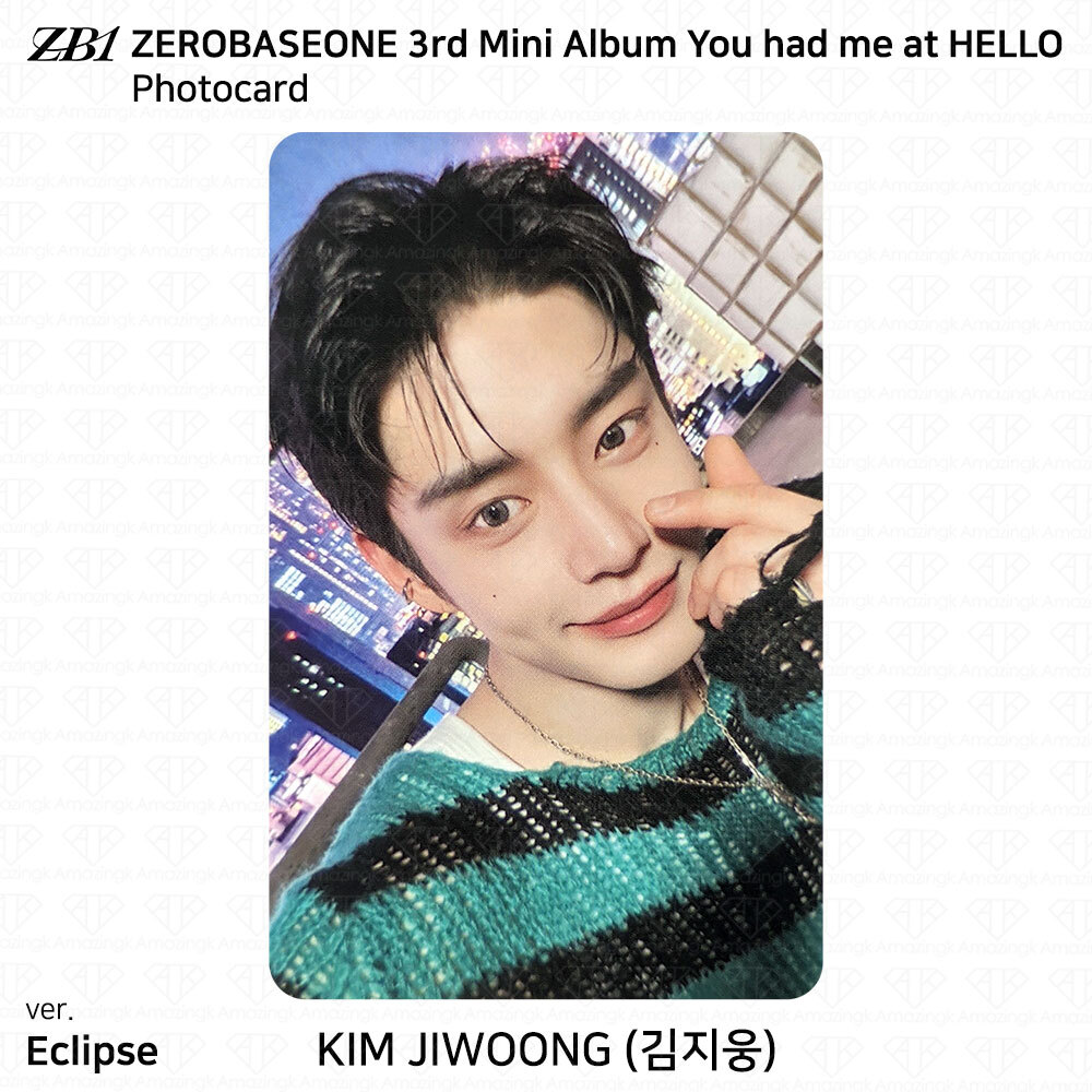 ZEROBASEONE ZB1 3rd Mini Album You had me at HELLO Official Photocard Postcard