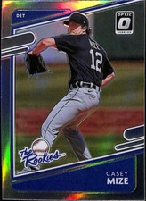 Casey Mize 2021 Donruss Optic The Rookies Silver Prizm RC #TR5
