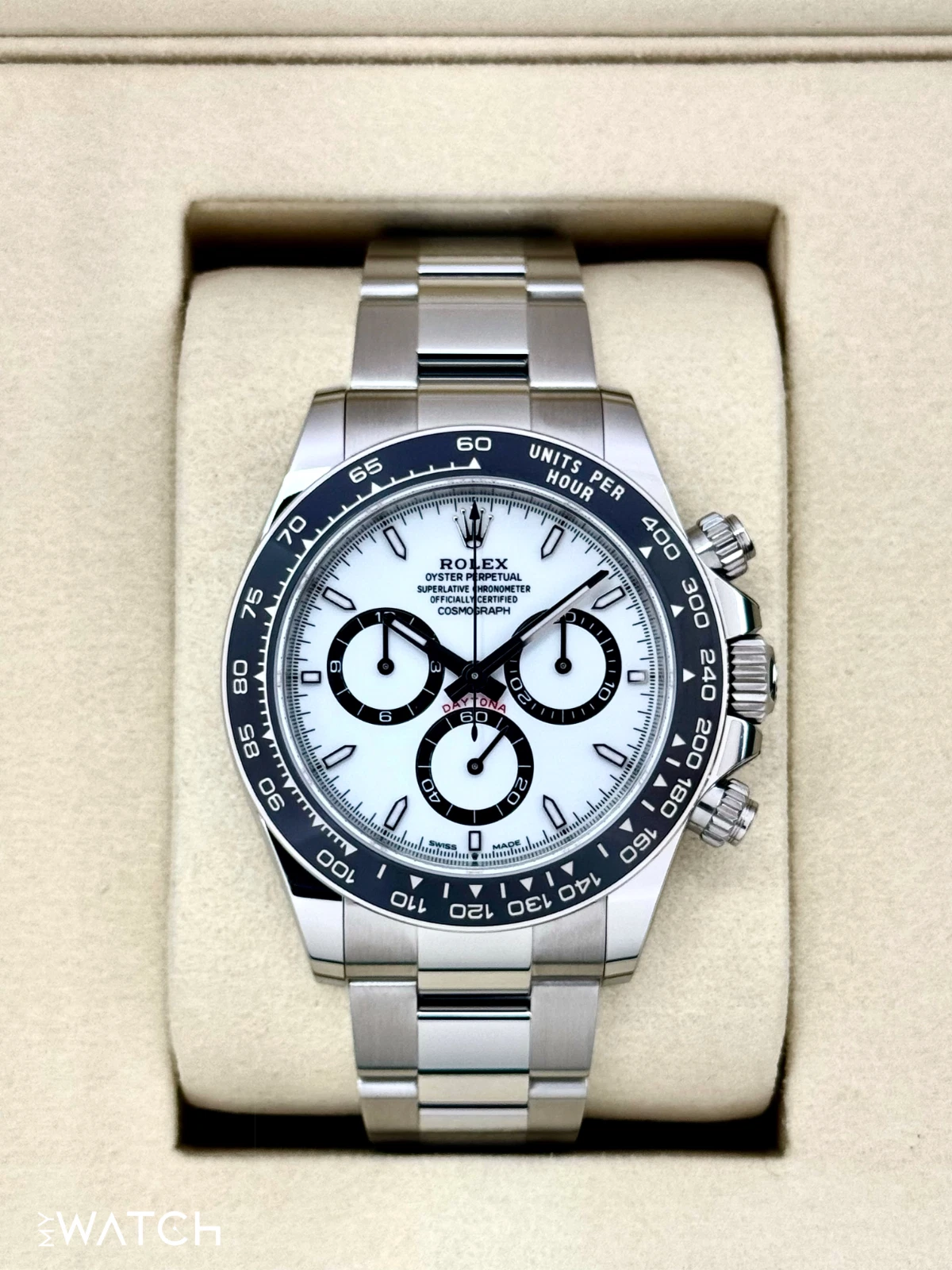 NEW 2025 Rolex Cosmograph Daytona 40mm 126500LN Stainless Steel White Panda Dial