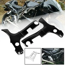 Gloss Black Left & Right Frame Covers For Suzuki Hayabusa GSX1300RA ABS 99-2025